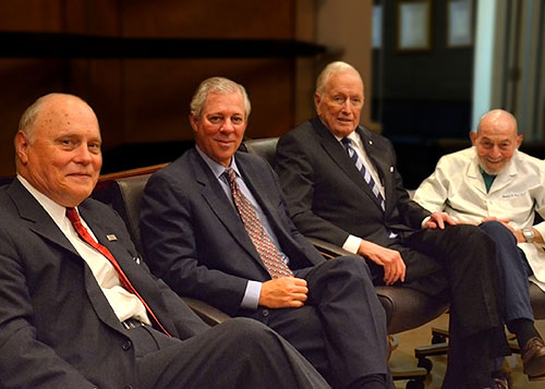 Dr. Max Buja, Dr. Robert C. Robbins, Dr. Denton A. Cooley and Dr. Herbert L. Fred Dr. Max Buja, Dr. Robert C. Robbins, Dr. Denton A. Cooley and Dr. Herbert L. Fred