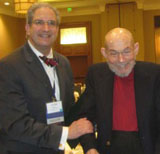 Dr. Herbert Fred (right) receives Laureate Award October 2012
