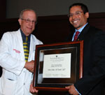 Alden McDonald, MD receives outstanding fellow award.
