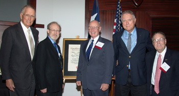 Dr. Charles Mullins receives Ray C. Fish Award. Dr. Charles Mullins receives Ray C. Fish Award.