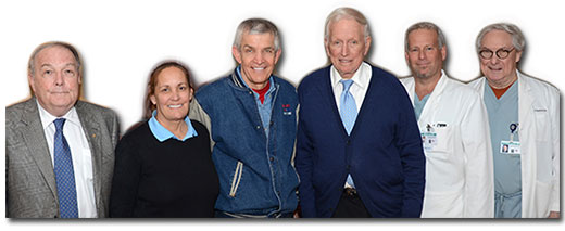 Jim and Linda McIngvale with THI research leadership team