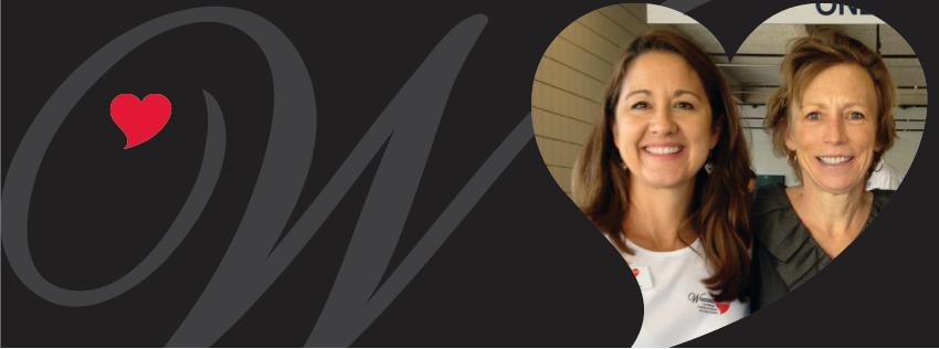 Lisa Hulick and Rebecca Trahan - providing peer support